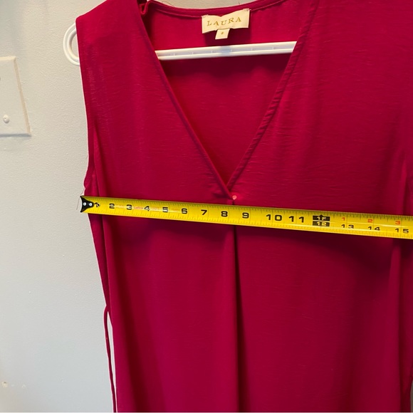 Laura Pink Dress size 8 with pockets. - Picture 11 of 13